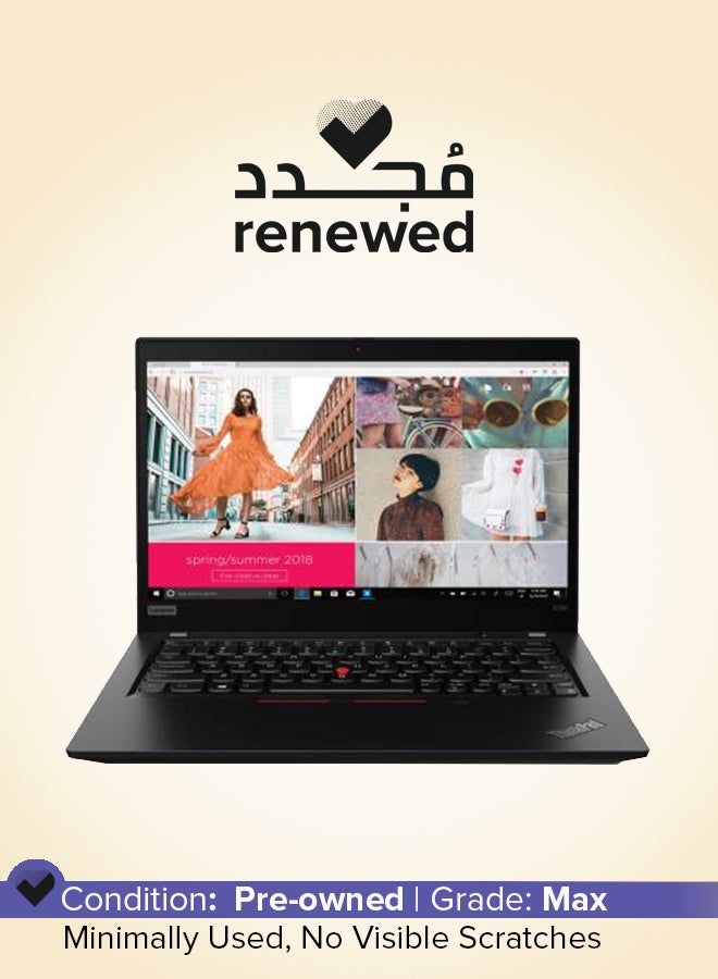 Renewed - ThinkPad X390 2018 Laptop With 13.3-Inch Display,Intel Core i5 Processor/Quad Core/8GB RAM/256GB SSD/Intel UHD Graphics 620 English Black