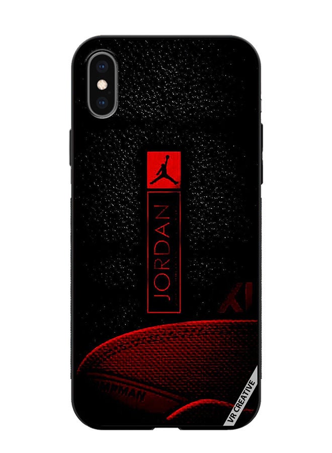 VR CREATIVE Protective Case Cover For Apple iPhone XS Max Jordan Design Multicolour - Image 1