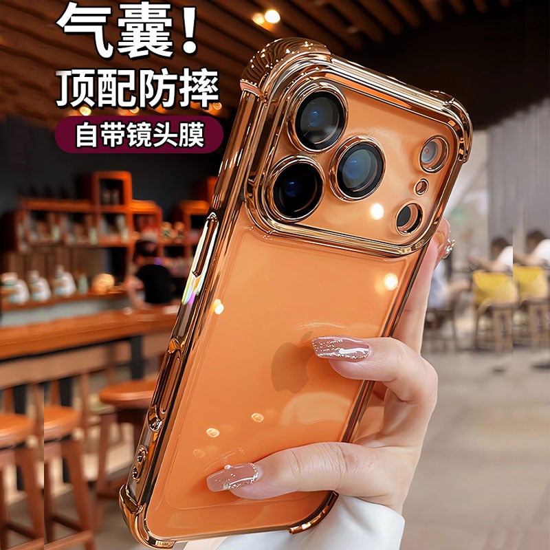 غطاء واقي بAcrylic باللون بنفسجي مضاد للانزلاق من الأكريليك لـ iPhone 13 مع حماية من السقوط وتغطية كاملة مع مقاوم للصدمات مع قبضة مضادة للانزلاق مع مقاوم للخدش لترتيب الأغراض - Image 2