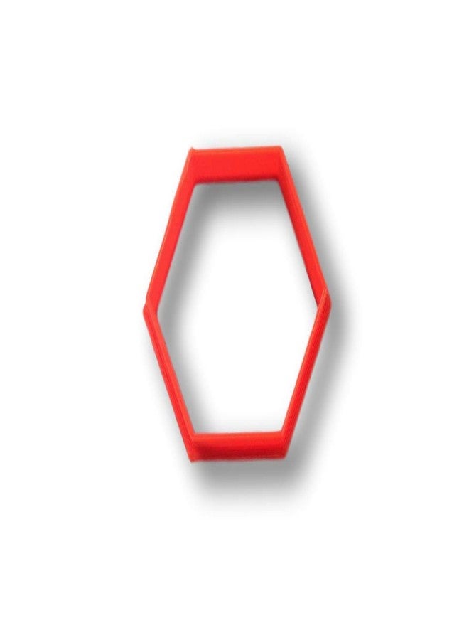 Arbi Design قطاعة بسكويت سداسية الشكل (4 بوصة) - Image 1