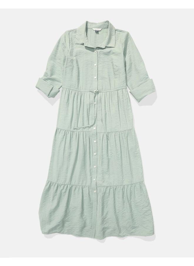 American Eagle AE Midi Shirt Dress  - Image 3