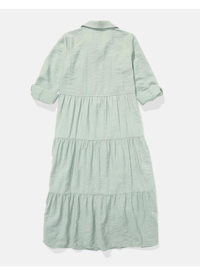 American Eagle AE Midi Shirt Dress  - Image 4