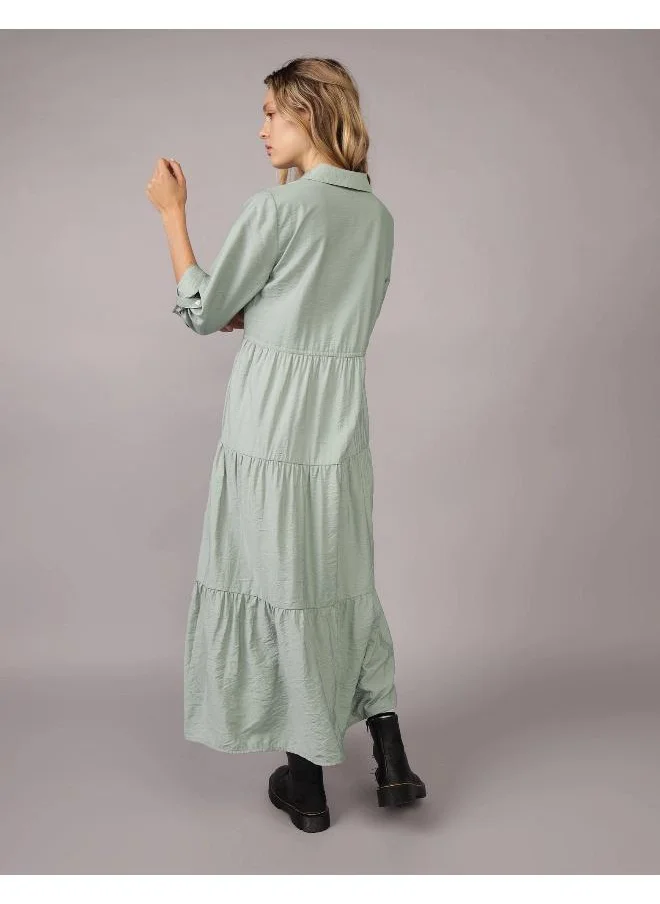امريكان ايجل AE Midi Shirt Dress