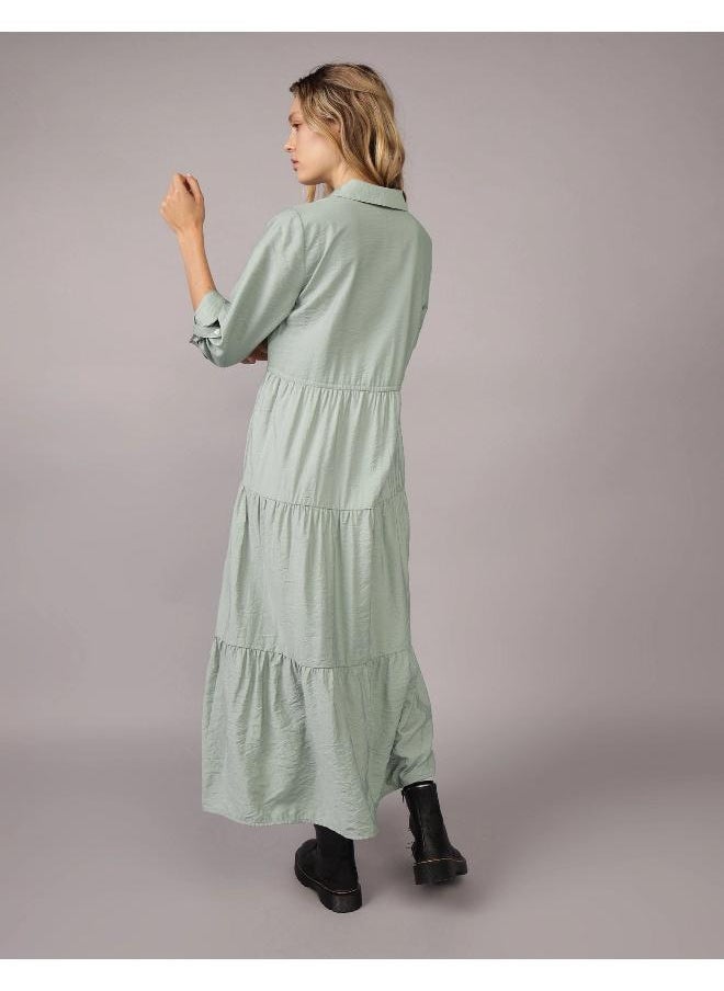 American Eagle AE Midi Shirt Dress  - Image 2