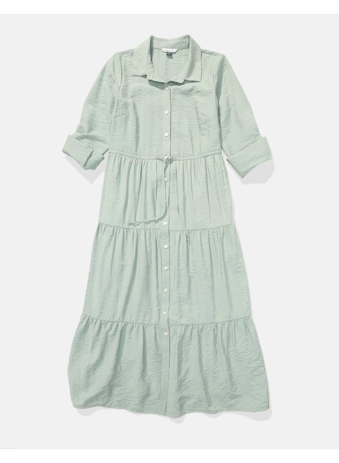 American Eagle AE Midi Shirt Dress - Image 3