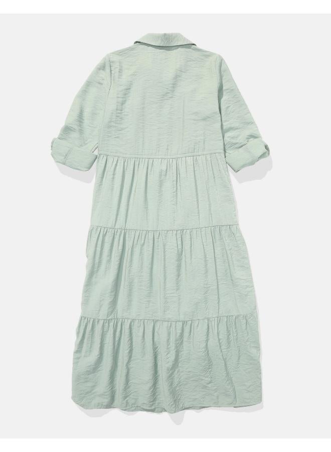American Eagle AE Midi Shirt Dress - Image 2