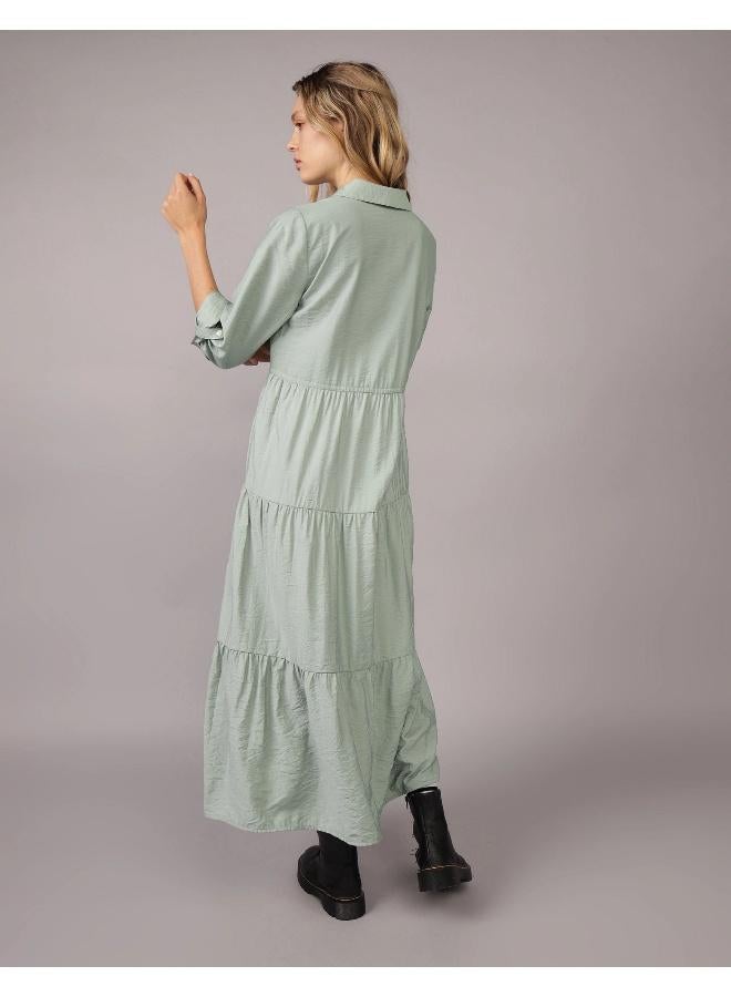 American Eagle AE Midi Shirt Dress - Image 4