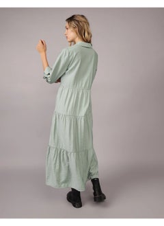 American Eagle AE Midi Shirt Dress  - Image 4