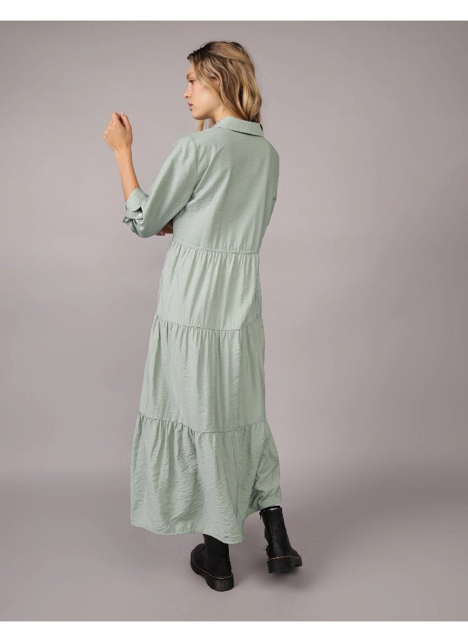 American Eagle - AE Midi Shirt Dress - Image 1