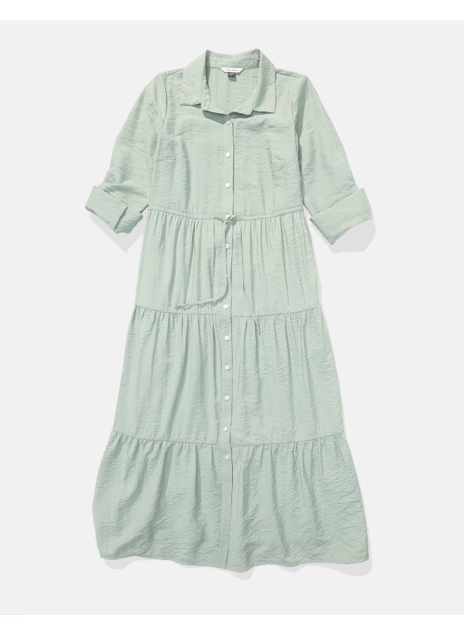 American Eagle - AE Midi Shirt Dress - Image 1