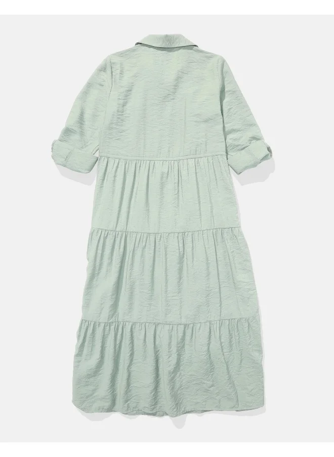 امريكان ايجل AE Midi Shirt Dress