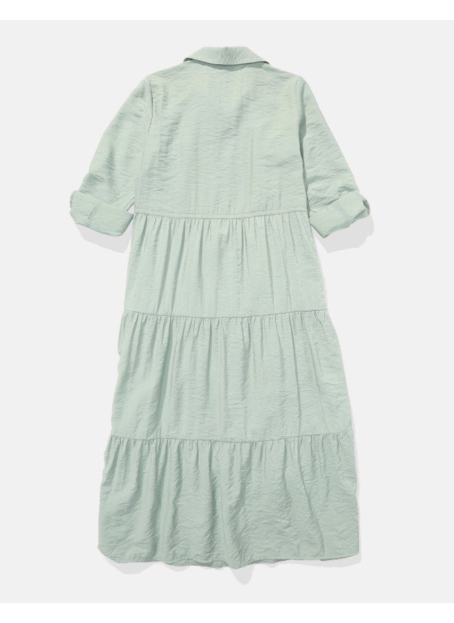 American Eagle - AE Midi Shirt Dress - Image 1