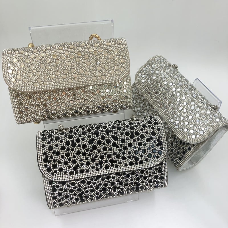 Flash Diamond E-Commerce Direct Supply Ladies Evening Bag Clutch Bag Korean Wedding Evening Bag Manufacturers Supply Handbag - Image 3