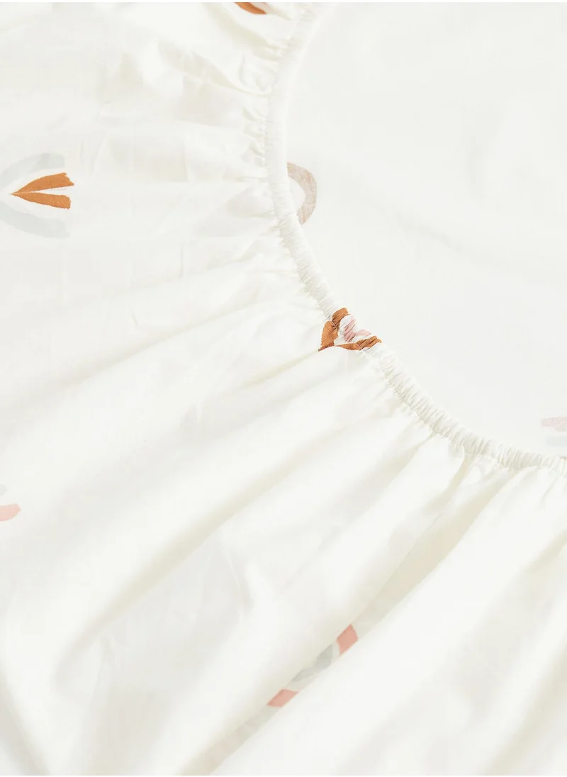 اتش اند ام Cot Fitted Sheet