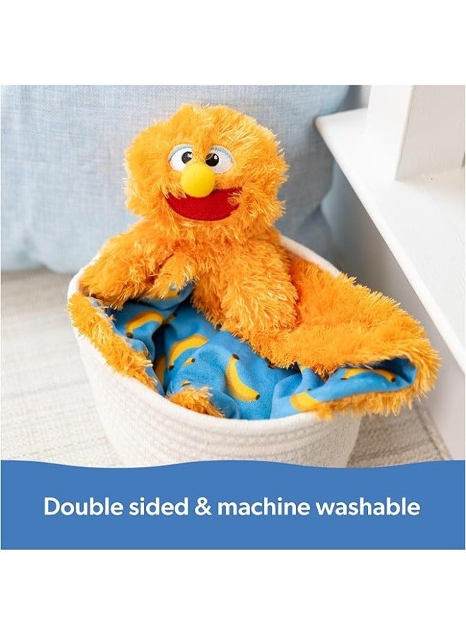 Ms. Rachel بطانية هيربي هاجابل الرسمية، مزدوجة الجوانب، قابلة للغسل في الغسالة للأمان للأطفال من عمر 3 أشهر إلى 1+ - Image 5