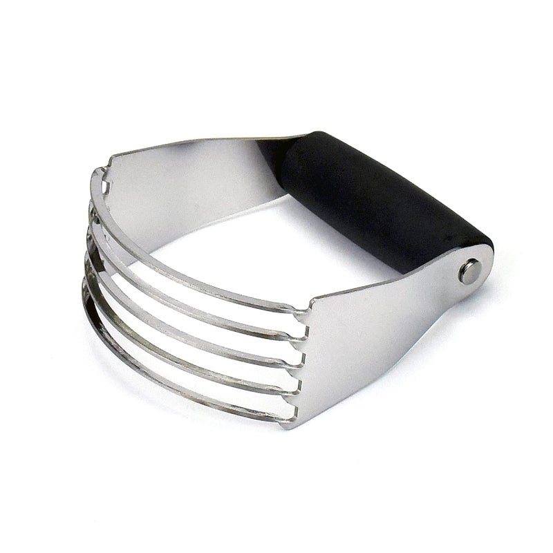 Dough Blender Heavy Duty Pastry Cutter Stainless Steel Butter Cutter Professional Baking Tool For Mixing Flour Butter Black