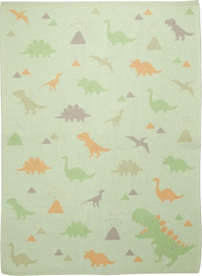 Stephen Joseph Stephen Joseph Stephen Joseph Knit Blanket, Dino, DINO (SJ1187)