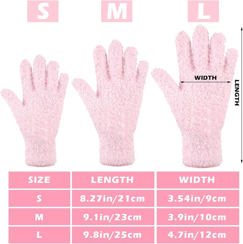 Patelai 3 Pairs Microfiber Plant Dusting Gloves - Leaf Cleaning Gloves for Indoor Plants, Blinds, Furniture (Green, Yellow, Blue, Pink) - Image 3