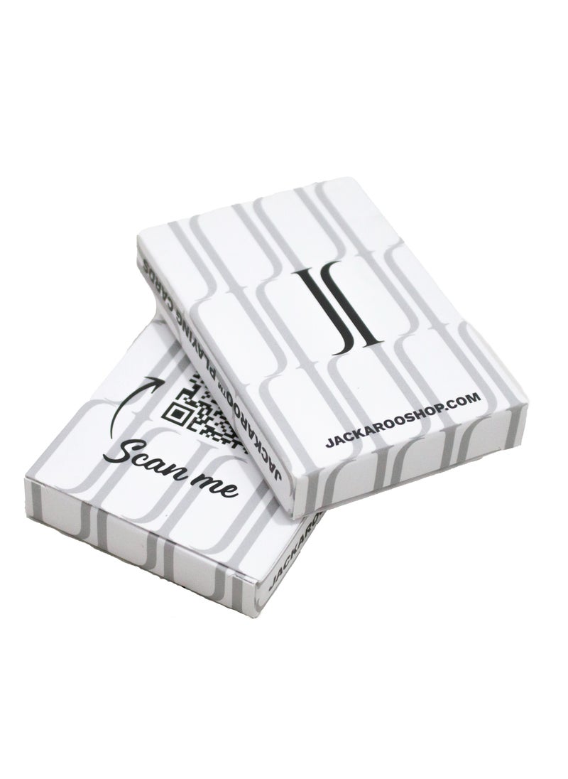 JACKAROO THE ORIGINAL - JACKAROO  2 Player White JJ EDITION - Image 1