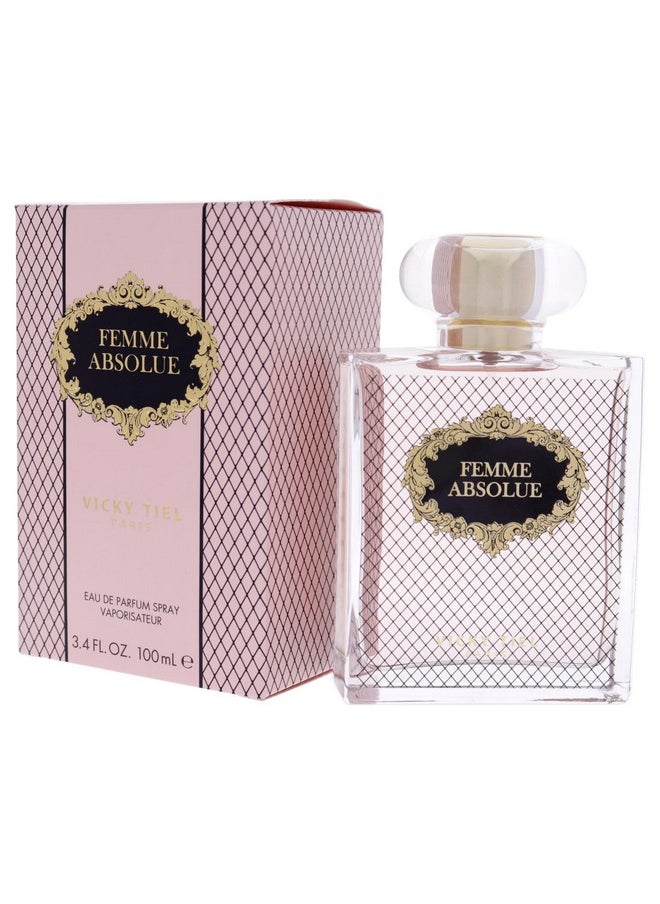 VICKY TIEL Vicky Tiel Femme Absolue EDP Spray Women 3.4 oz  - Image 4