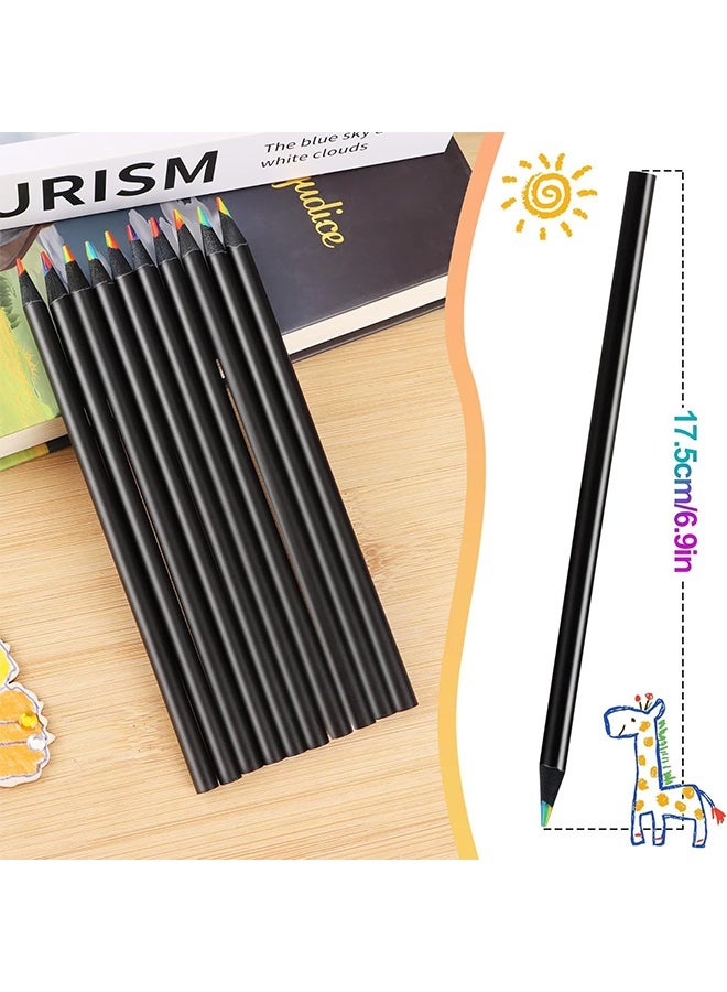 أقلام ملونة قوس قزح، 16 قطعة، قلم واحد بسبعة ألوان، أقلام ممتعة، مجموعة أدوات فنية للأطفال والكبار للرسم والتلوين والتخطيط - Image 2