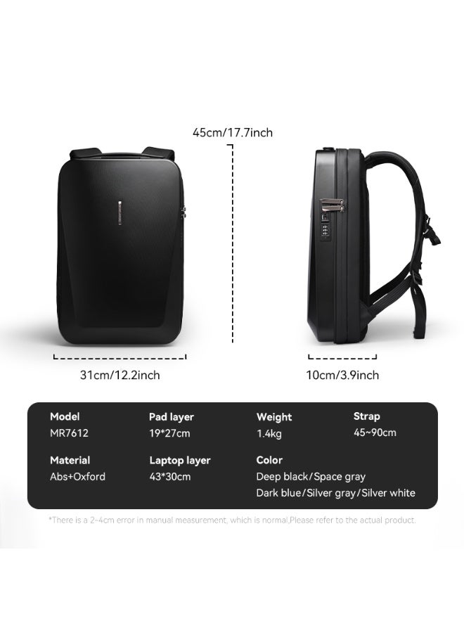 MARK RYDEN 7612 Grey FUTURE SERIES 17Inch Backpack - Water Repellent, TSA Lock, and Advanced Organizational Design - Image 3