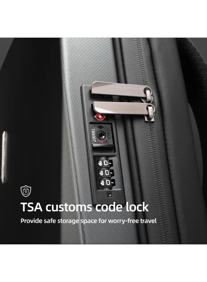 MARK RYDEN MARK RYDEN 7612 Grey FUTURE SERIES 17Inch Backpack - Water Repellent, TSA Lock, and Advanced Organizational Design