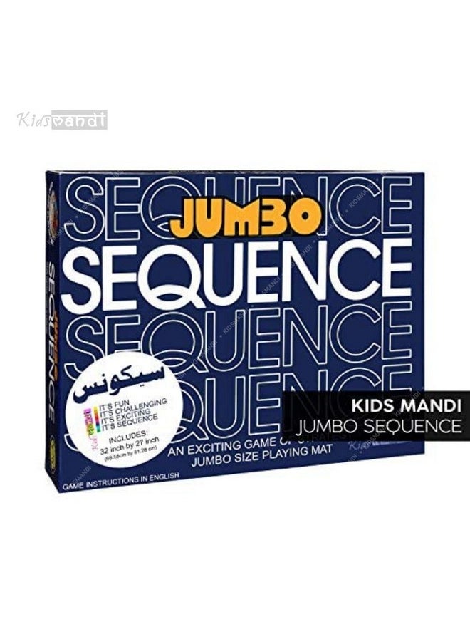 Kids Mandi Kids Mandi Make a Jumbo Sequence Game - Family and Adults Board Game (Jumbo Sequence Game)  - Image 2