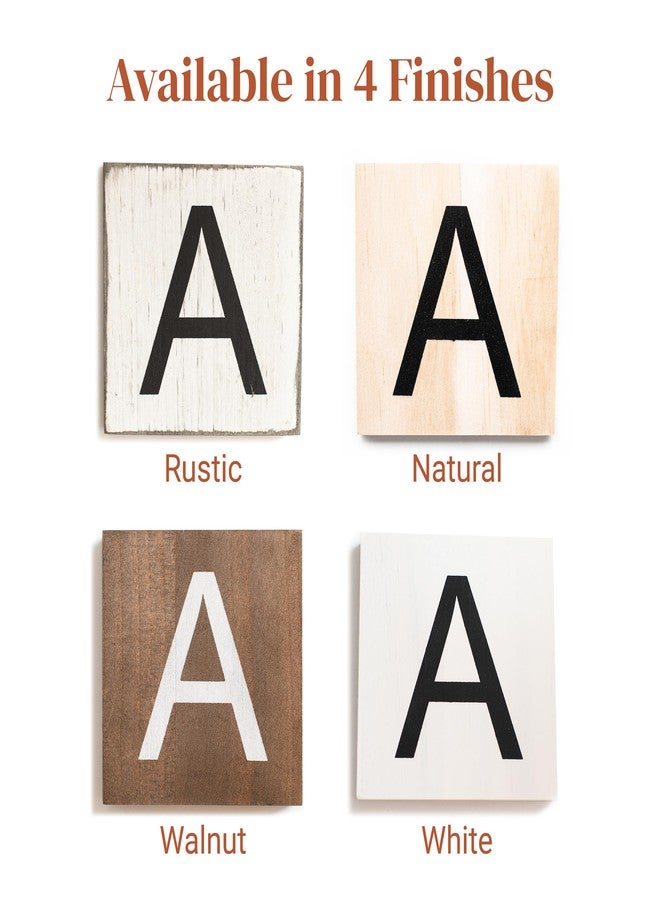 Stiles Letter Tiles, Wall Decor, Wooden Crossword Letters for Living Room, Dining Room, Kitchen, or Bedroom, Family Signs for Home 3.5 Inch, Letter H - Image 4