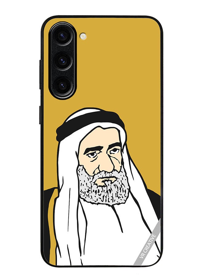 VR CREATIVE Protective Case Cover For Samsung Galaxy S23 Sheikh Mohammed Bin Hamad Al Sharqi Design Multicolour - Image 1
