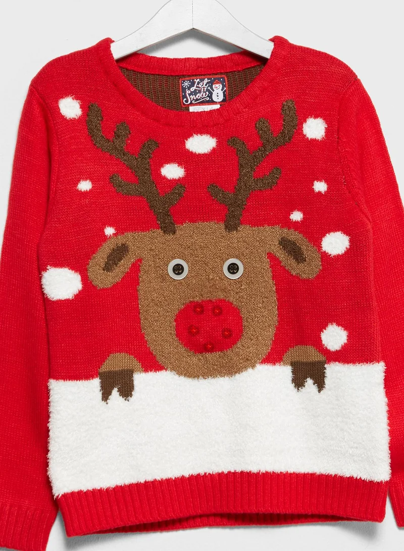 F&F Little Reindeer Sweater