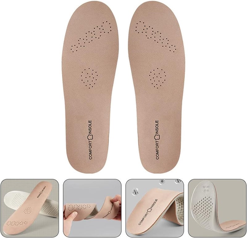 cheekyglo 1 Pair Breathable Insole Sheepskin Sports Shoe Insoles Comfortable High Heal Insoles Invisible Shoe Liners Pads Inserts Unisex Pink 22. 5X7X0. 5CM - Image 5