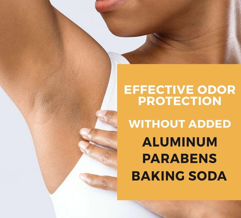 Rustic MAKA Sweet Lemonade Natural Deodorant - Long-Lasting Odor Protection, Aluminum Free & Baking Soda Free, Vegan Deodorant for Normal & Sensitive Skin - Image 5