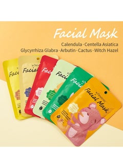 Kormesic 5 packs Calendula Soothing Mask 25ml - Gentle & Nourishing  - Image 3
