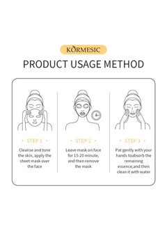 Kormesic 5 packs Calendula Soothing Mask 25ml - Gentle & Nourishing  - Image 4
