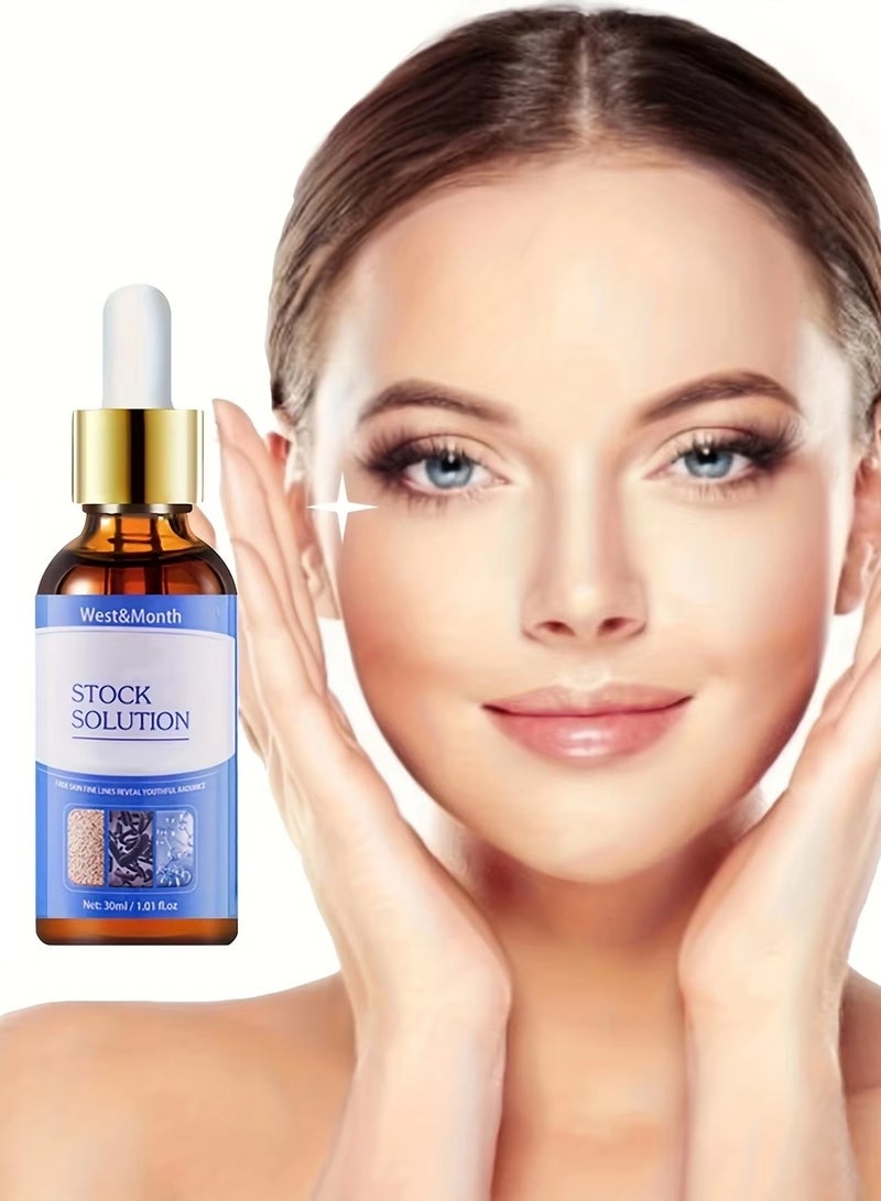 West&Month سيروم الكولاجين المضاد للشيخوخة - سيروم لشد وتجديد البشرة وإشراقة شبابية، يقلل من الخطوط الدقيقة والتجاعيد - 30 مل - Image 3