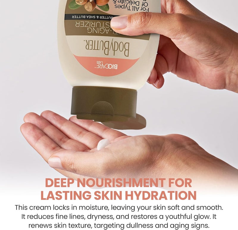 BioCare Body Butter Anti-Aging Skin Moisturizer with Cocoa Butter & Shea Butter - 8 Fl Oz - Image 4