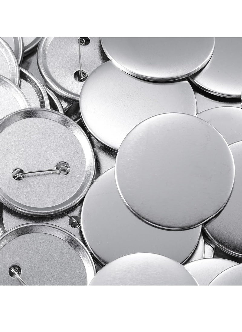 Button Badge, 300Pcs Blank Button Pin Badges Kit, Button Maker DIY Button Pins Button Pin Badge Clear Pin Back Buttons, for DIY Crafts and Children's Paper Craft Activities and More