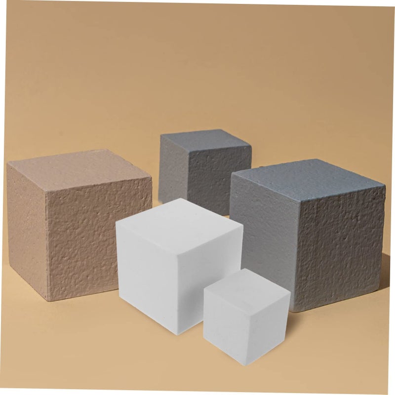 White Geometric Photo Studio Cubes 8Pcs Stable Structure Photography Props Backdrop Decor - Image 4