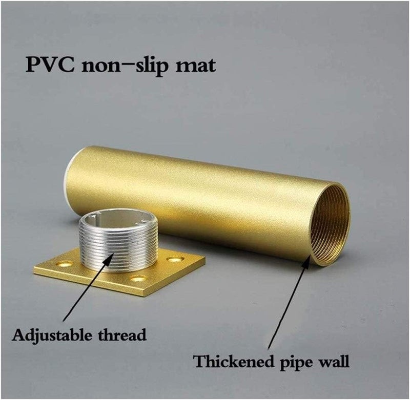 Sideboard Table Sofa Legs Aluminum Alloy Furniture Legs Adjustable Gold Feet 4pcs Furniture Cabinet Feet Table Sofa Bed TV Cabinet Legs (Color : 30 cm) - Image 5