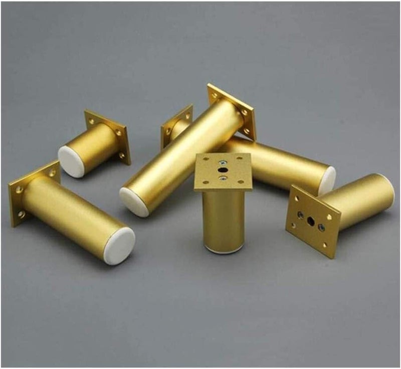 Sideboard Table Sofa Legs Aluminum Alloy Furniture Legs Adjustable Gold Feet 4pcs Furniture Cabinet Feet Table Sofa Bed TV Cabinet Legs (Color : 30 cm) - Image 3