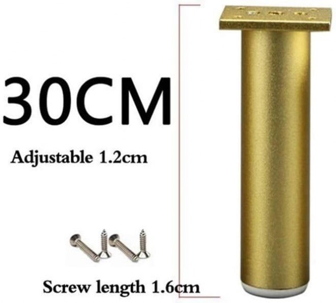 Sideboard Table Sofa Legs Aluminum Alloy Furniture Legs Adjustable Gold Feet 4pcs Furniture Cabinet Feet Table Sofa Bed TV Cabinet Legs (Color : 30 cm) - Image 2