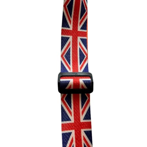 MOCKING BIRD Guitar Strap for Acoustic Adjustable Buckle Electric Guitar Strap Polyester Guitar Belt For Acoustic/Bass/Electric Guitar (England) - Image 3