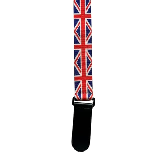 MOCKING BIRD Guitar Strap for Acoustic Adjustable Buckle Electric Guitar Strap Polyester Guitar Belt For Acoustic/Bass/Electric Guitar (England) - Image 4
