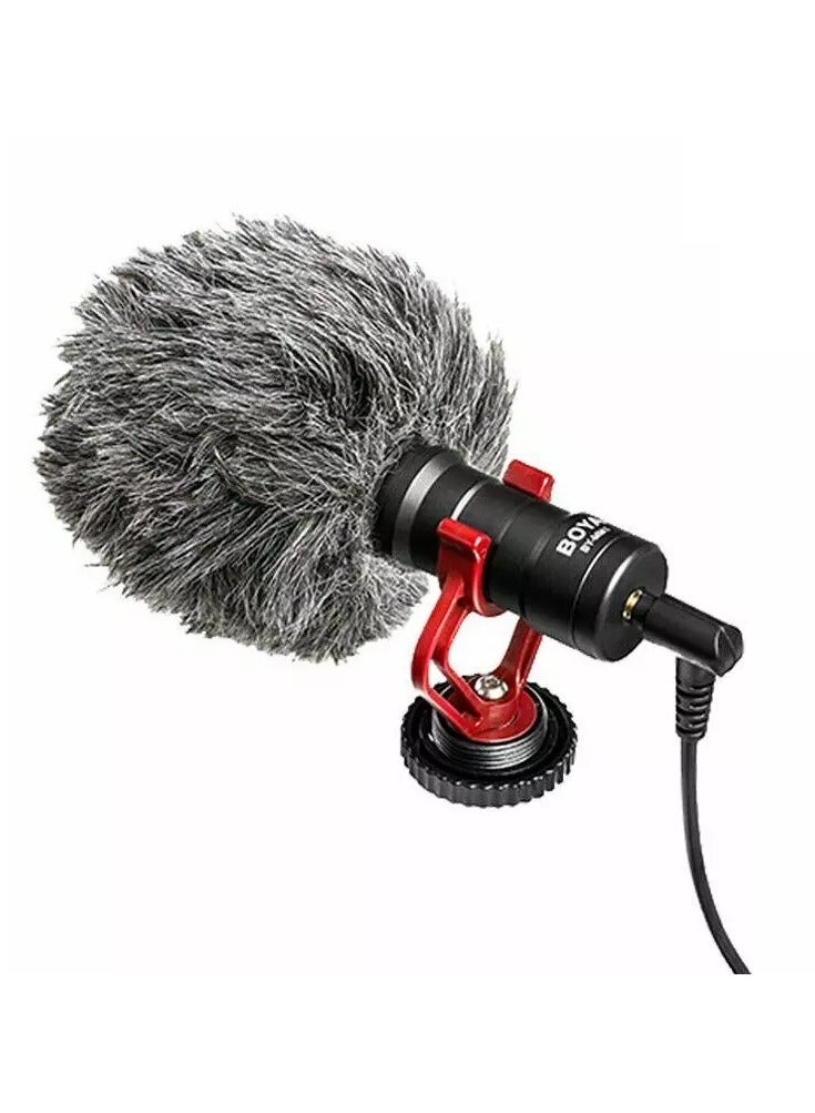 BOYA Video Recording Smartphone Microphone for iPhone Android Mobile Phone DSLR Camera Studio Mic - Image 1