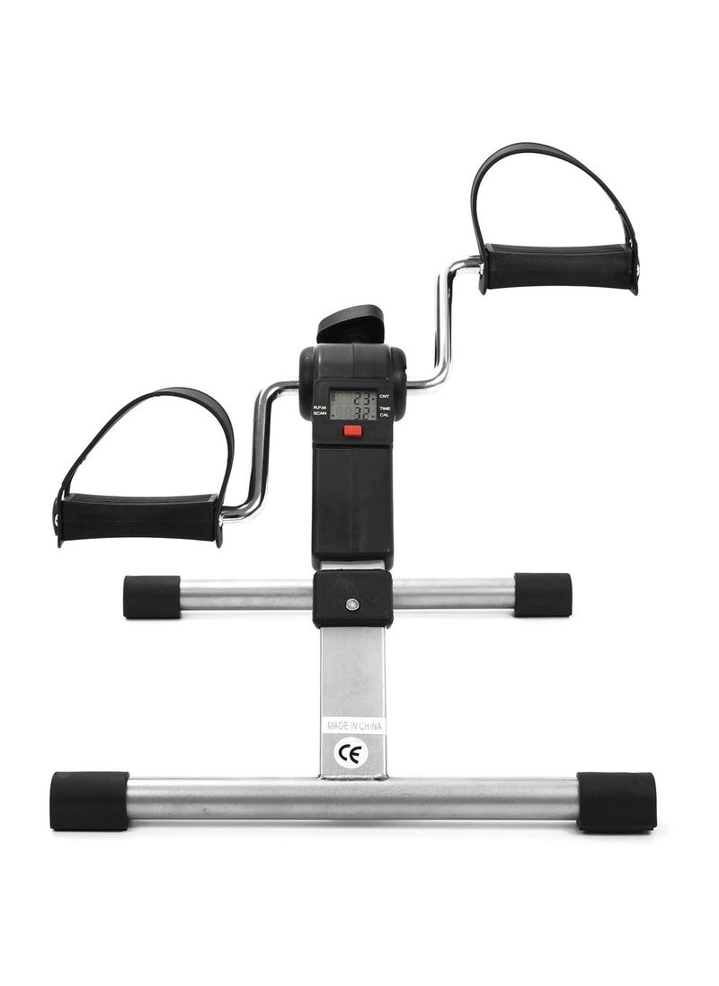 DubaiGallery - Folding fitness pedal stepper exercise machine lcd display indoor cycling bike stepper with adjustable resistance for home office gym - Image 1