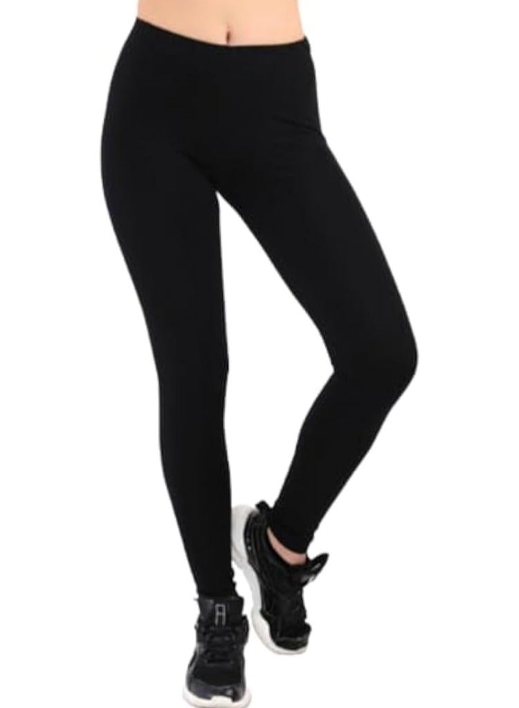 Women cotton comfy Legging Black