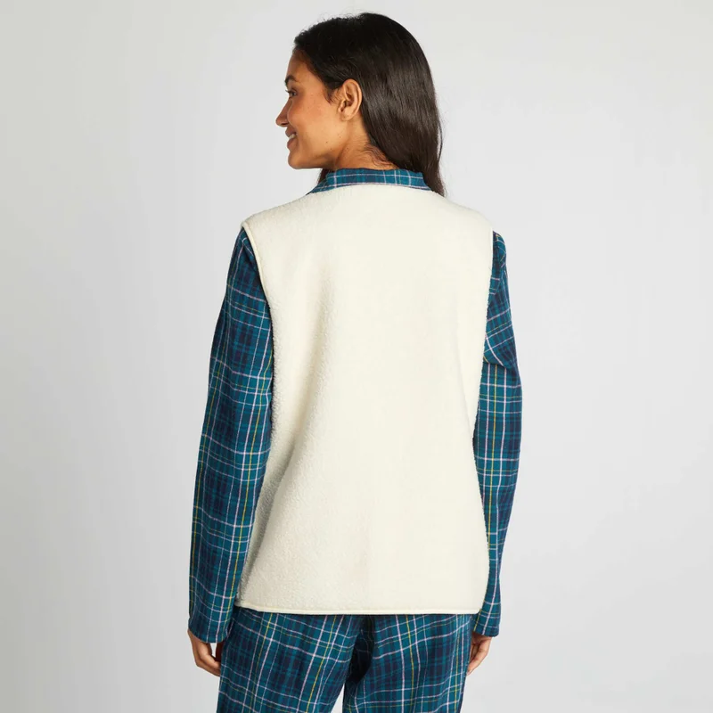 Kiabi  Reversible Gilet White for Men | Best Price UAE