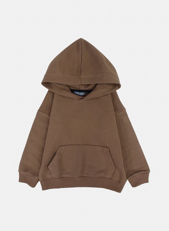 Pompelo Boys Cotton Long-Sleeved Hoodie - Image 1