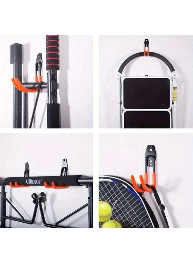 خطافات معدنية ثقيلة لتعليق الأدوات على الحائط مع طلاء نهائي، منظِّم تخزين المرآب، تعليق الدراجات - Image 3